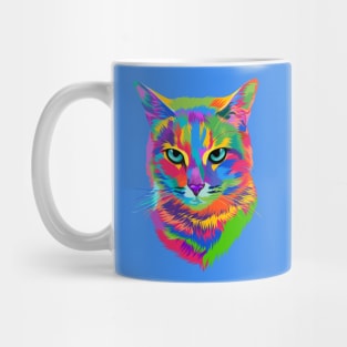 Colorful cute cat Mug